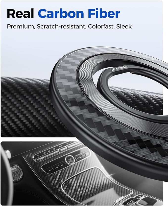 SYNCWIRE Carbon Fiber Magnetic Phone Ring Holder - Image 3