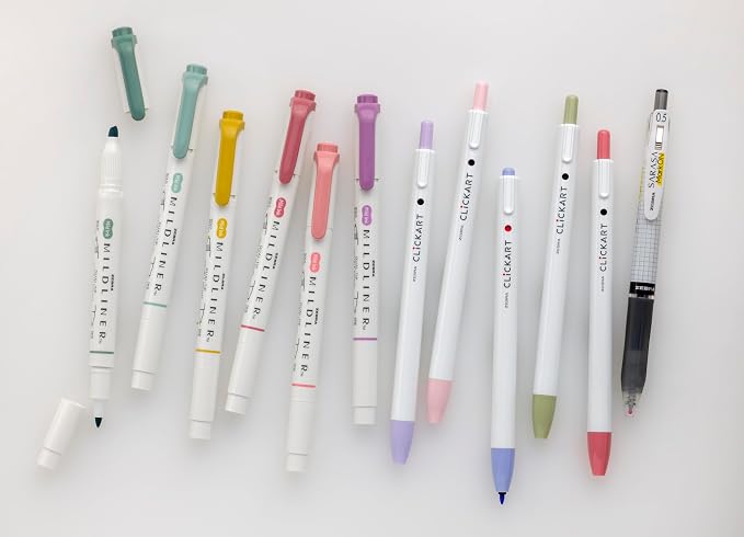 Zebra Pen - Premium 12-Pack Journaling Set - No Bleed MILDLINER Highlighters - Image 3