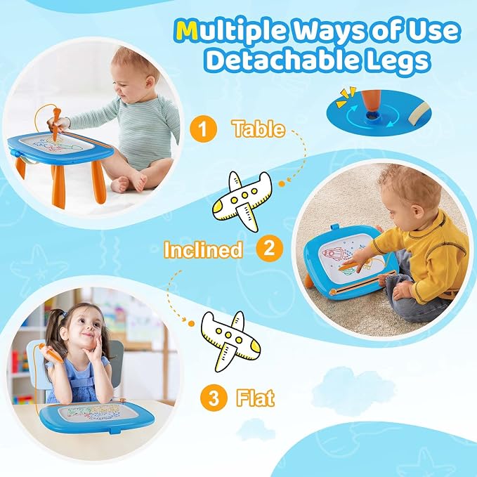 Kikidex Magnetic Drawing Board, Toddler Girl Toys - Image 5