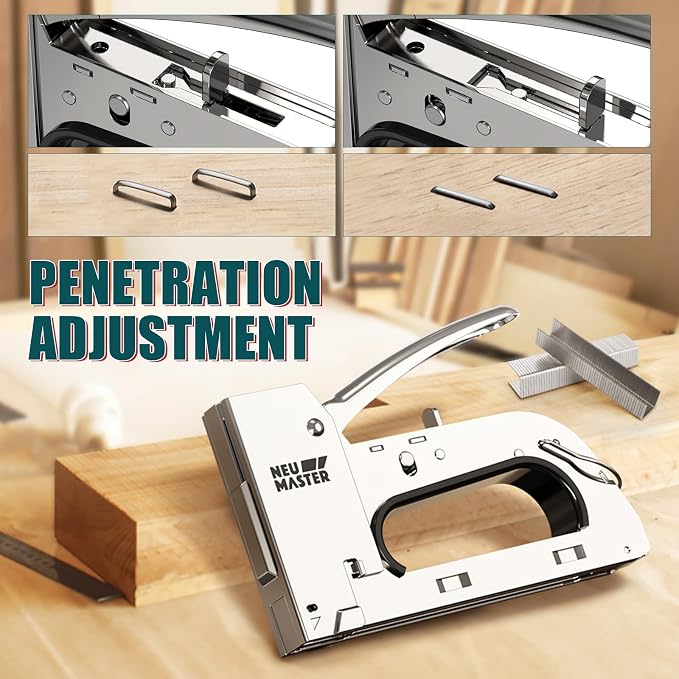 NEU MASTER Staple Gun, All Steel Stapler Gun - Image 3