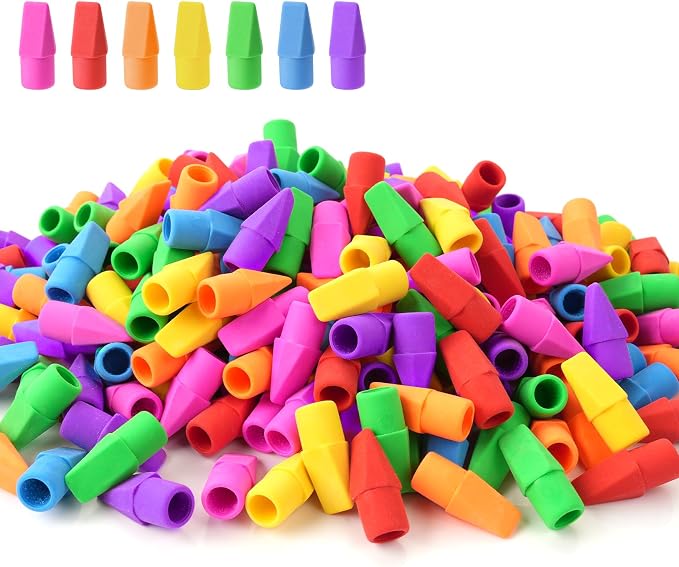 Sooez Pencil Top Erasers, 120 Pack Latex-Free Eraser Caps by Sooez