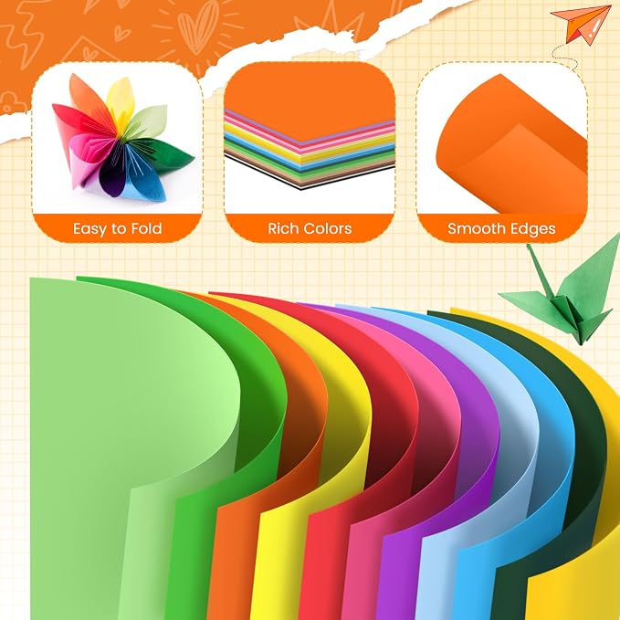 Cream White Cardstock 40 Sheets 8.5 x 11 Inches, 180gsm/65lb Construction Paper - Image 2