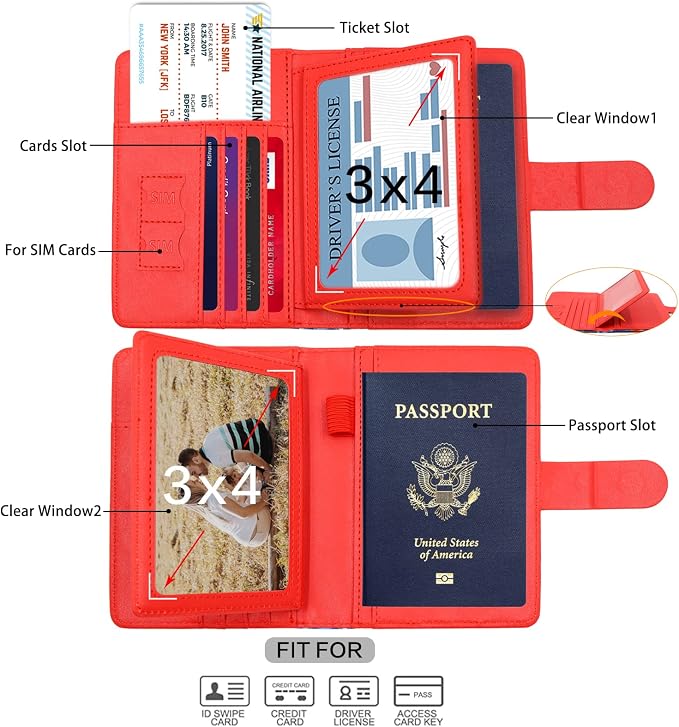 Melsbrinna RFID Passport Holder - Image 3