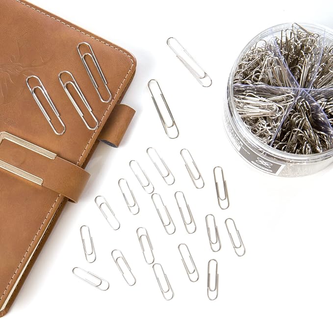 Wakawaga 700pcs Paper Clips Assorted Sizes Large | Assorted 3 Sizes Sturdy - Image 6
