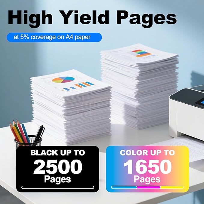 936e Ink Cartridges Combo Replacement for HP 936 936e 936XL Ink Compatible with OfficeJet 9122e OfficeJet Pro 9135e 9128e 9125e 9110b 9130b 9730e Printers (4 Pack, with Smart Chip)-DeskLoop Office