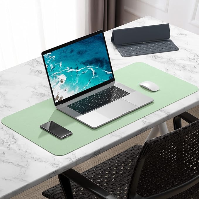Hsurbtra Desk Pad, XL Extended Mouse Pad, Waterproof Desktop Blotter Protector - Image 7