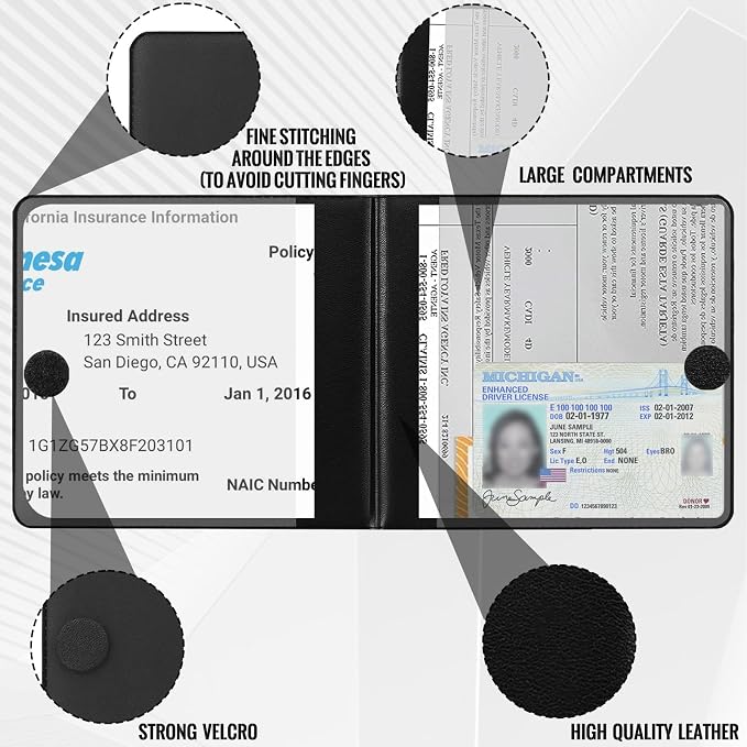 REGUICORP Registration and Holder, Auto Essential Holder, Interior Accessories - Image 3