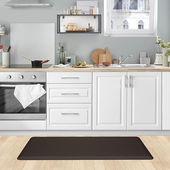 KitchenClouds Kitchen Mat Cushioned Anti Fatigue Kitchen Rug 17.3"x39" Water - Image 7
