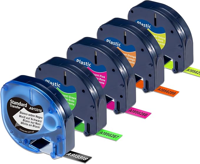 Compatible with DYMO 1/2” LetraTag Label Maker Refills by LabelKINGDOM