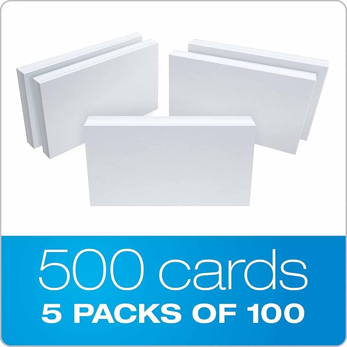 Oxford 50EE Blank Index Cards, 500 Cards - Image 4