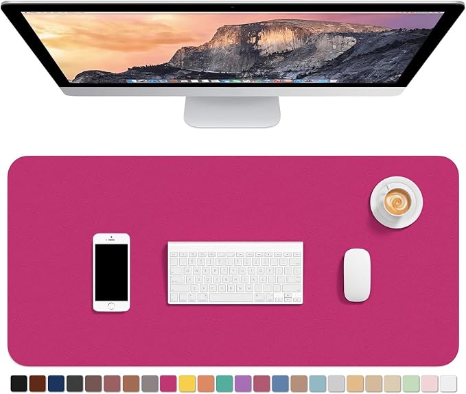 Hsurbtra Desk Pad, XL Extended Mouse Pad, Waterproof Desktop Blotter Protector by Hsurbtra