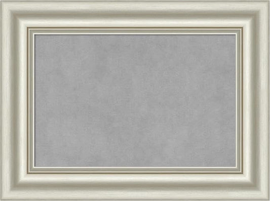 Amanti Art Silver Framed Magnetic Board 18x24 Small Vision Board by AmantiArt