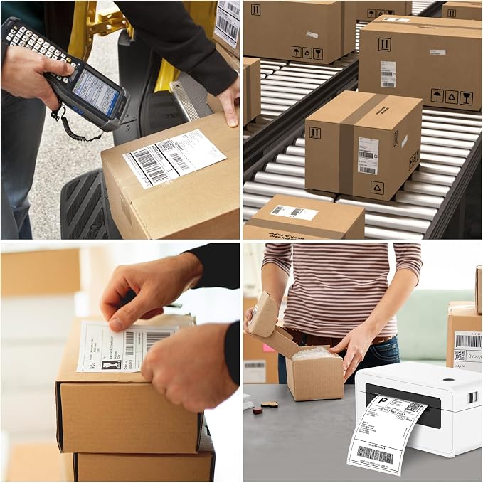 Joyberg 4x6 Thermal Labels 240 PCS, Shipping Labels, Strong Adhesive Thermal - Image 6