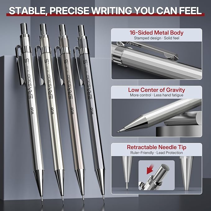 WUO 0.5mm Mechanical Pencil Set - Image 3
