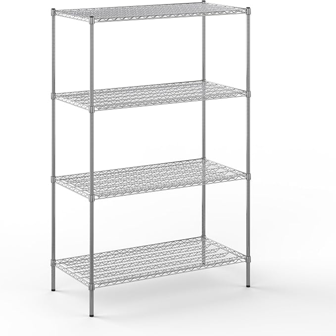 Regal Altair 24" Deep x 48" Wide x 74" Height Wire Shelving Kit | 4-Tier | NSF by Regal+Altair