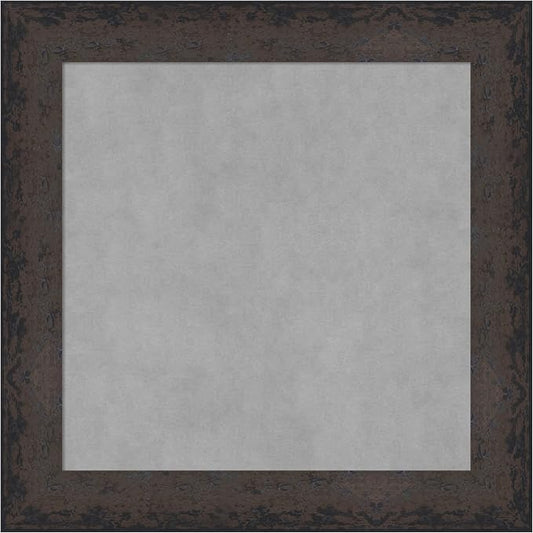 Amanti Art Black Framed Magnetic Board 25x25 Medium Vision Board by AmantiArt
