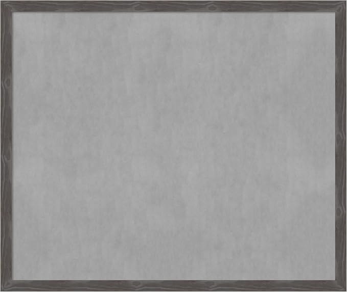 Amanti Art Grey Framed Magnetic Board 43x51 Oversize Vision Board by AmantiArt