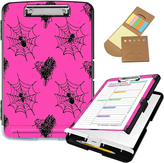 Clipboard with Storage, 8.5x11 High Capacity Nursing Clipboards with Pen Holder by Unknown