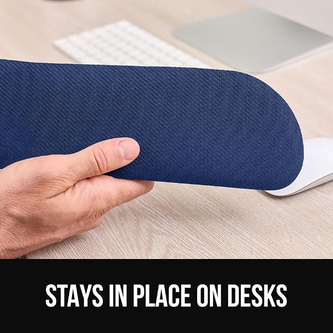 GORILLA GRIP Silky Memory Foam Keyboard Wrist Rest and Mouse Pad - Image 4