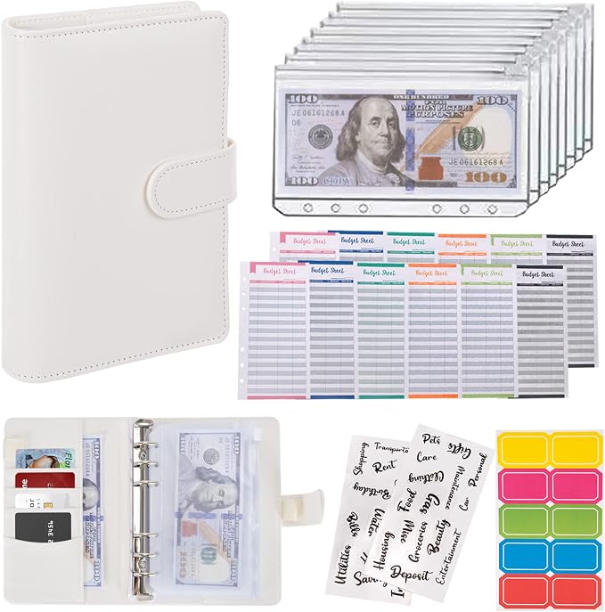 NICOOTH Budget Binder A6 Money Saving Binder by NICOOTH