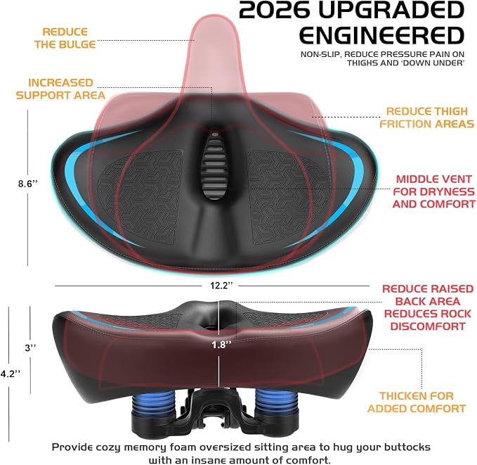 Noseless Bike Seat Cushion for Men & Women - Image 4