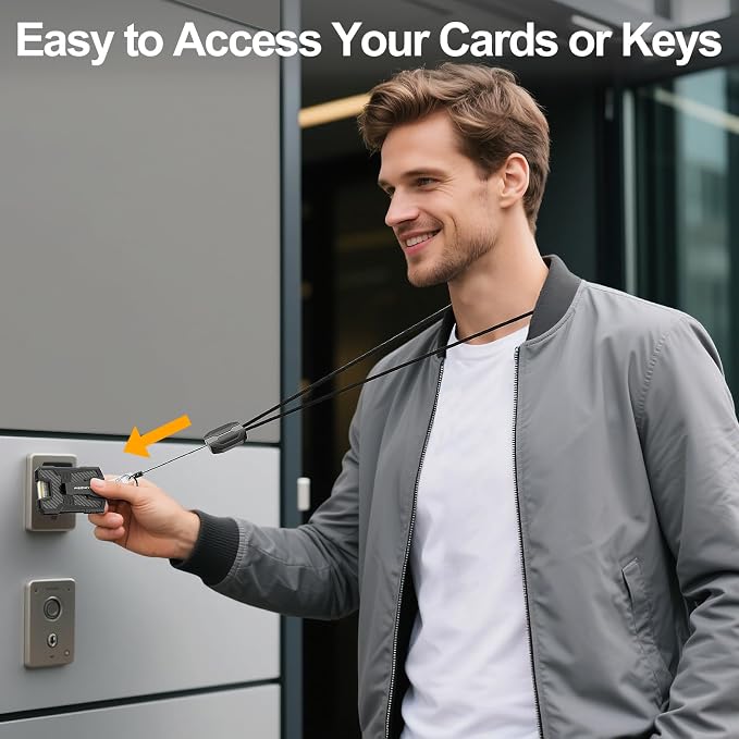 Oaridey Retractable Lanyards for ID Badges Holder, Badge Reel - Image 5
