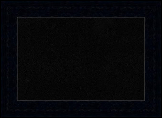 Amanti Art Black Cork Board for Wall, 16x22 Vision Board with Black Wood Frame, Small Corkboard Office Decor for Home Organization, Modern Corkboard Pinboard to Display Items for Home Organization in-DeskLoop Office