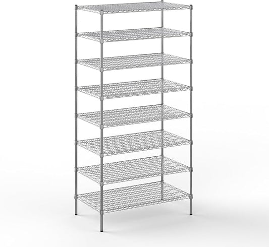 Regal Altair 24" Deep x 42" Wide x 86" Height Wire Shelving Kit | 8-Tier | NSF by Regal+Altair