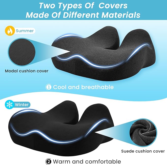 Seat Cushion, Ergonomic Chair Cushions - Image 2