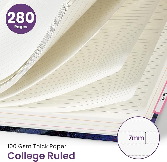 Large Spiral Lined Notebooks for Work - Image 2