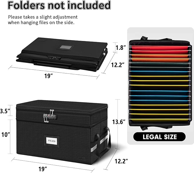 Large Fireproof Document Box - Image 4