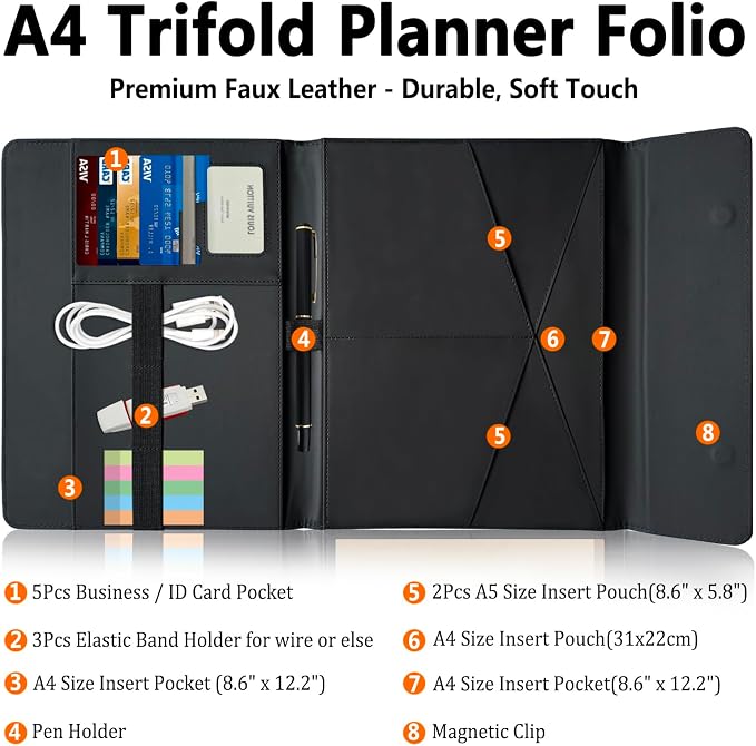 Triple Portfolio Folder Notebook Cover - Image 2
