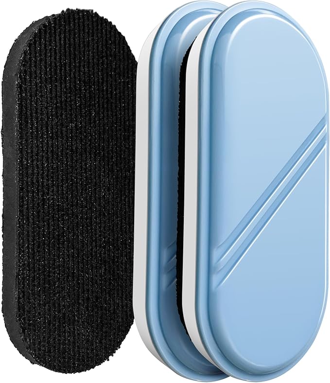 Dry Erase Board Eraser, Magnetic Detachable Whiteboard Eraser 2-Pack, Glass by Unknown