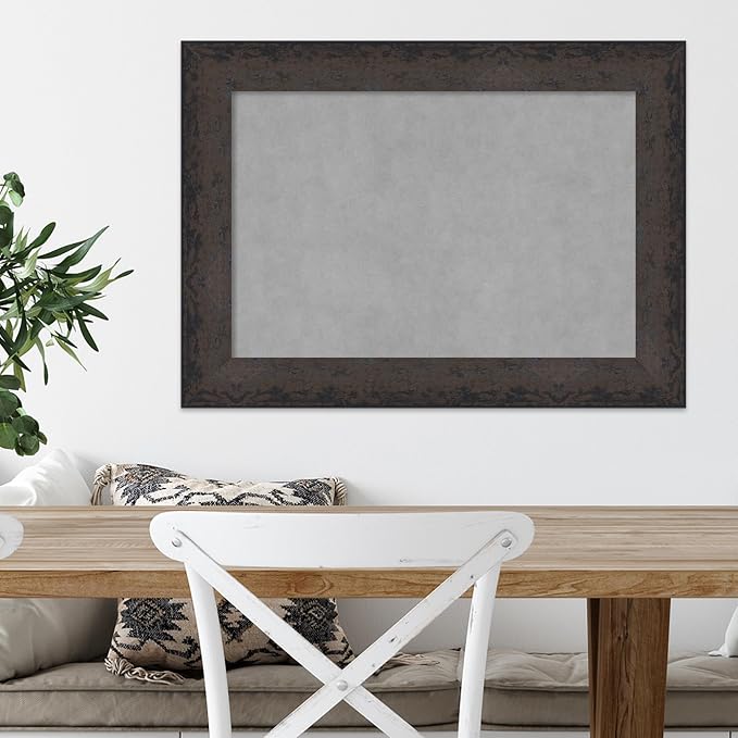 Amanti Art Black Framed Magnetic Board 21x29 Medium Vision Board - Image 5