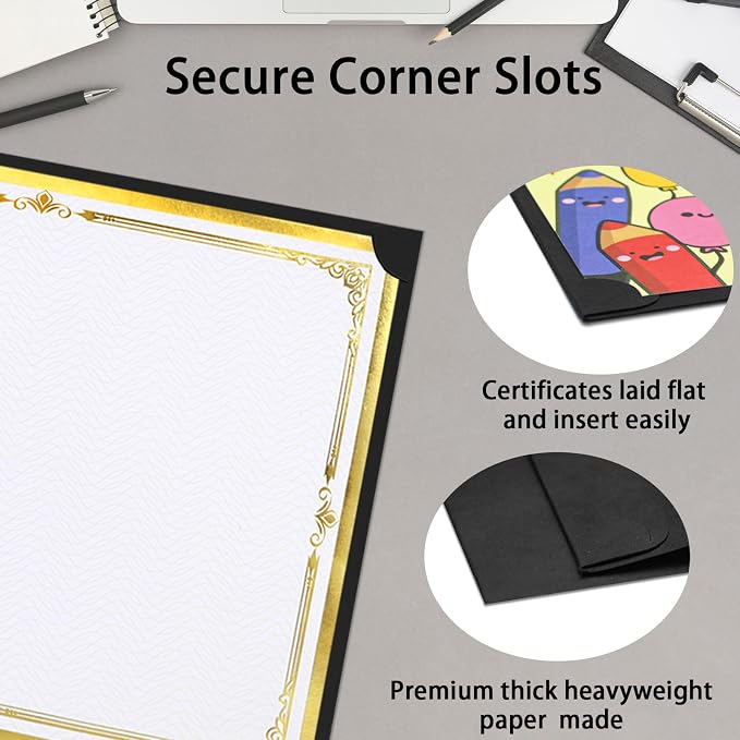 Award Single Sided Certificate Holders, Employee Appreciation, Certifications - Image 3