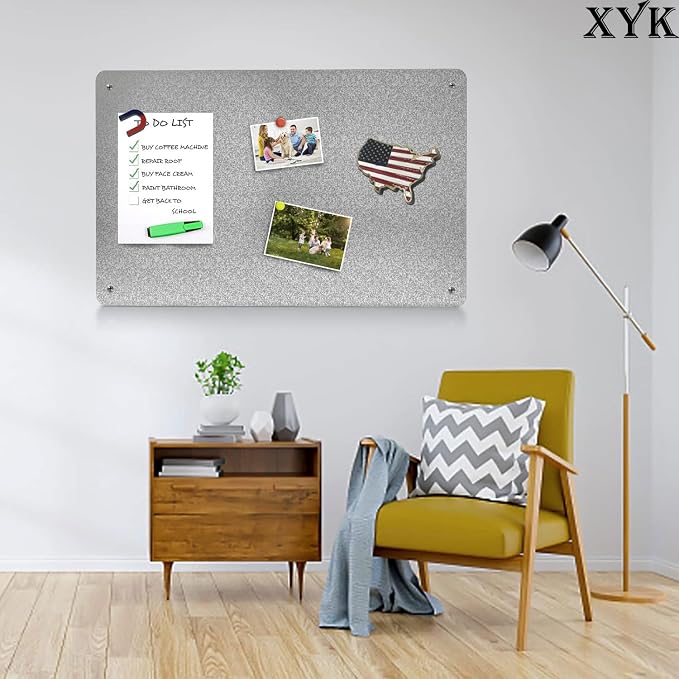 17.7" x 11.8" Metal Magnetic Board - Image 4
