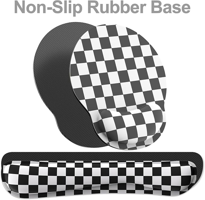 Ergonomic Mouse Pad with Wrist Rest and Keyboard Wrist Rest, Mousepad and - Image 4