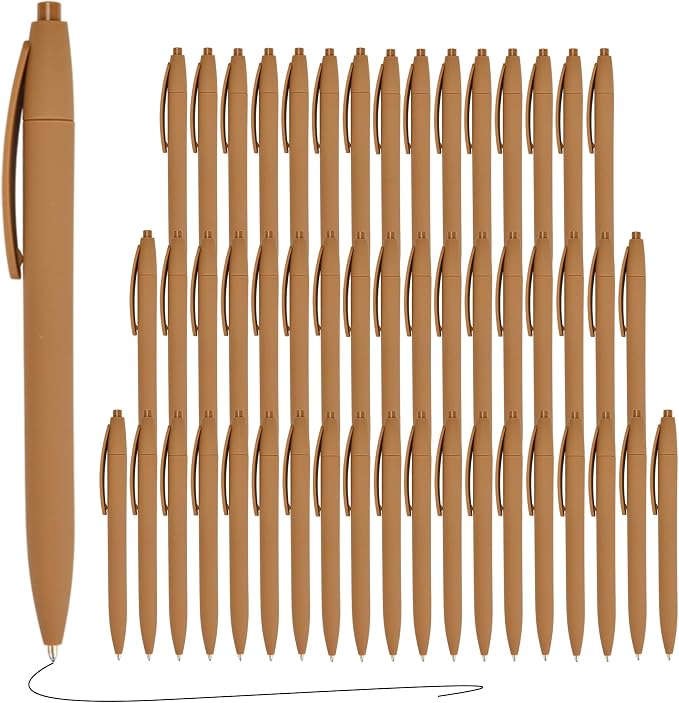 50 Pack Black Ink Pens by HZDIYAKE
