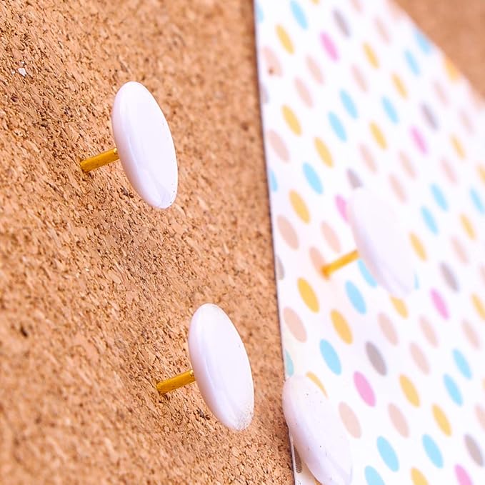 Thumb Tacks 400-count, Colors Plastic Roundness Push Pins Decorative Tacks - Image 4