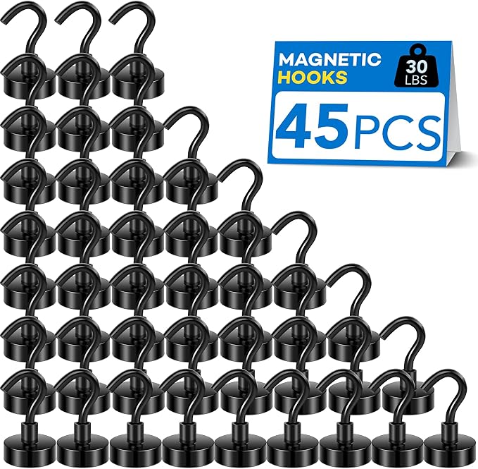 LOVIMAG Magnetic Hooks Heavy Duty, 30Lbs Magnetic Hooks by LOVIMAG