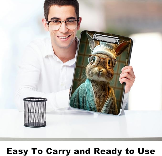 A4 Clipboard with Storage Pen Holder, Clipboards Organizer Nursing Clipboard - Image 6