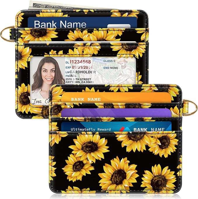 Slim Minimalist Pocket Credit Card Holder Wallet RFID Blocking Lightweight Thin by Simikol