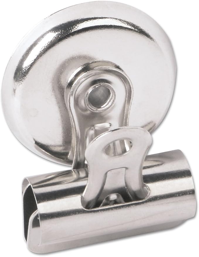 Universal 31260 Bulldog Magnetic Clips, 7/16-Inch Capacity, 1 1/4-Inch Wide by Unknown