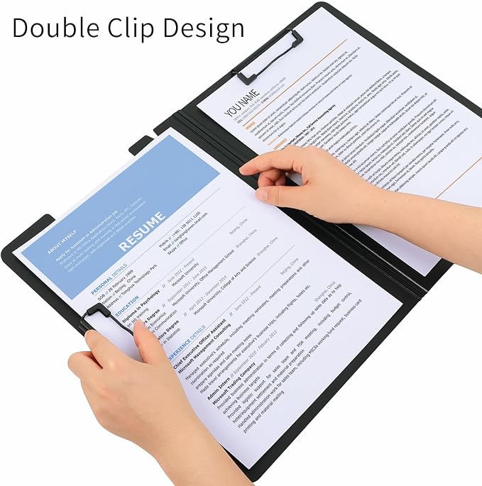 A4 Clipboard, 5 Pack Foldable Clipboards - Image 5