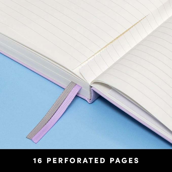 PAPERAGE Lined Journal Notebook, (Marigold), 252 Pages, Medium 5.6 in x 8 in - 100 GSM Thick Paper – Hardcover Journaling Notebook for Work, School & Note Taking-DeskLoop Office