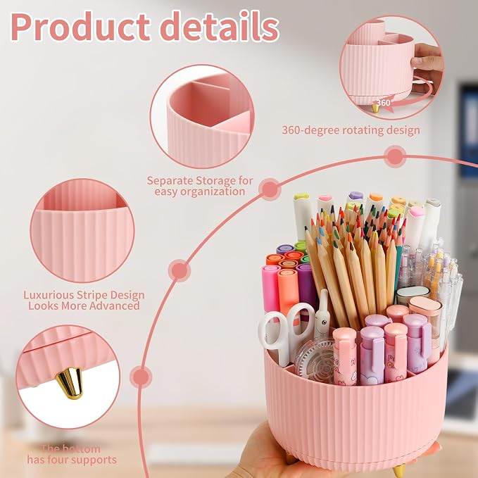 Camelmother 360°Rotating Pen&Pencil Holder - Image 4