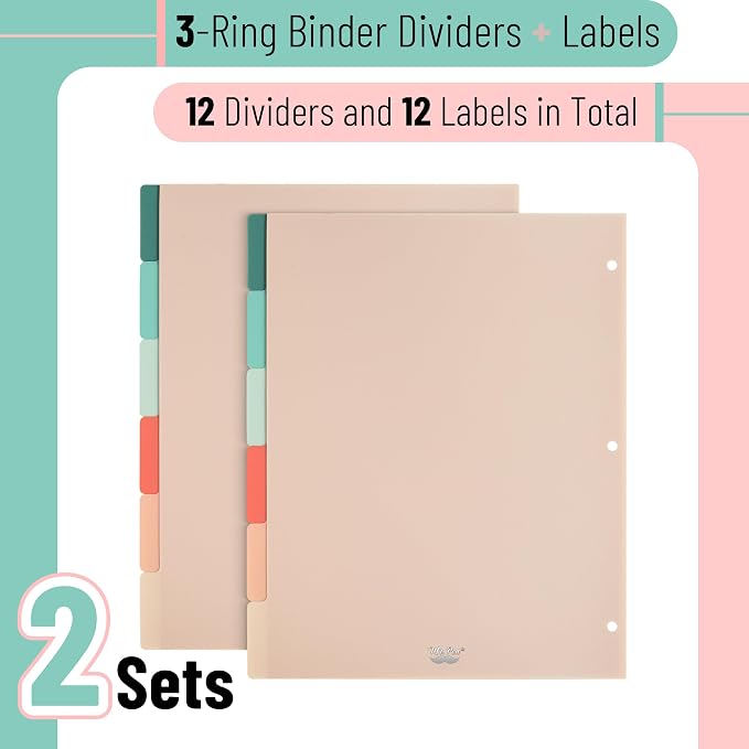 Mr. Pen- 3 Ring Binder Dividers - Image 2