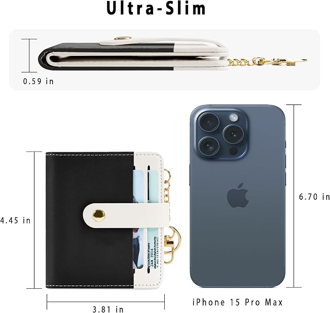 Airkit Small Wallet Women RFID, PU Leather Card Holder - Image 5