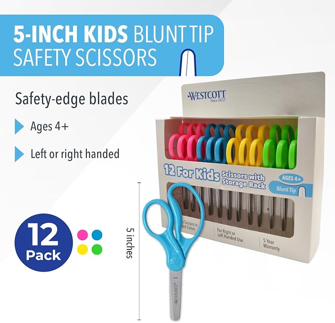 Westcott School Left and Right Handed Kids Scissors - Image 2