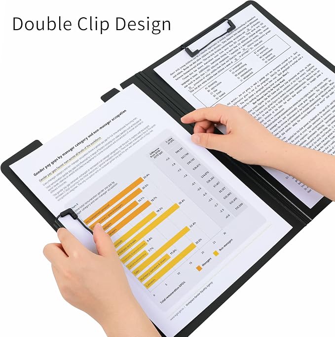 A4 Clipboard, 5 Pack Foldable Clipboards - Image 5